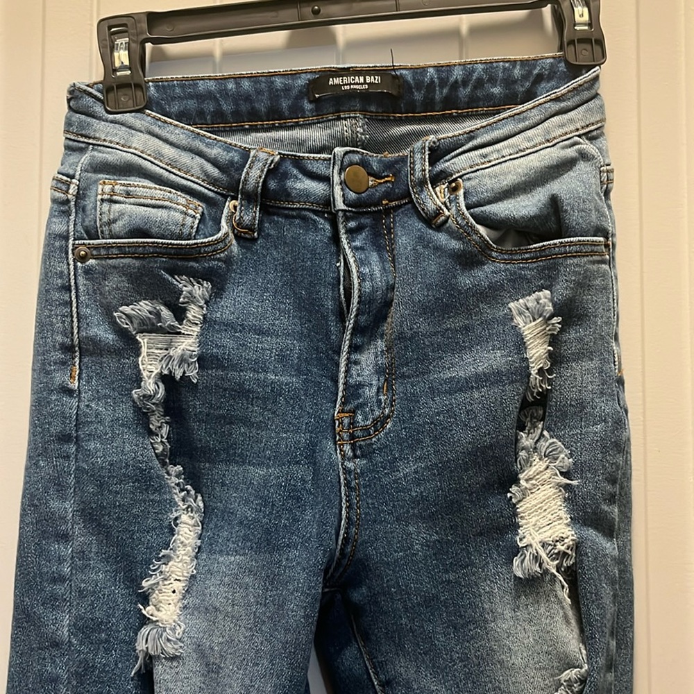 American Bazi (Los Angeles) blue jeans.
